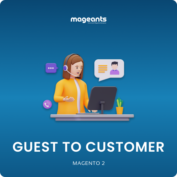 Magento 2 Guest to Customer – Automatically Convert Guest Orders into Registered Customer Accounts Magento 2 Guest to Customer – Automatically Convert Guest Orders into Registered Customer Accounts