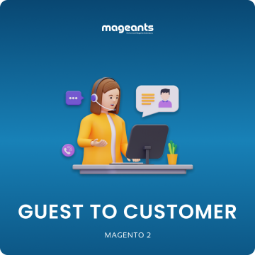 Guest to Customer For Magento 2