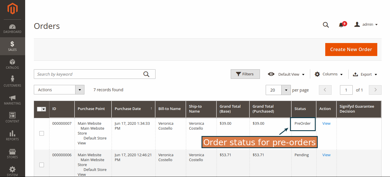 customer requirements