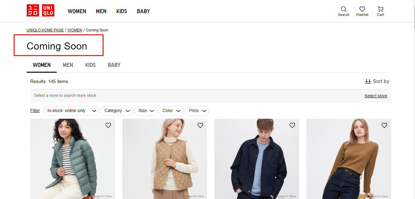 eCommerce launch