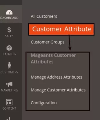 Back End To Manage Customer Attributes Customer Information