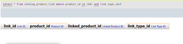 Verifying related products were removed in Magento 2 database
