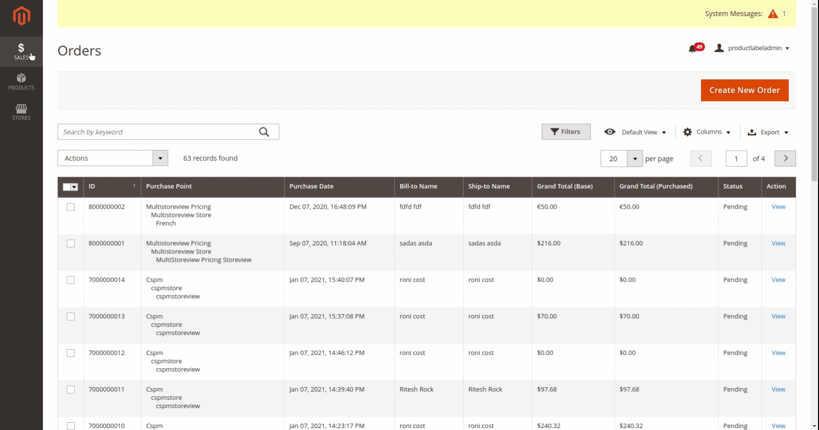 Custom Product Labels