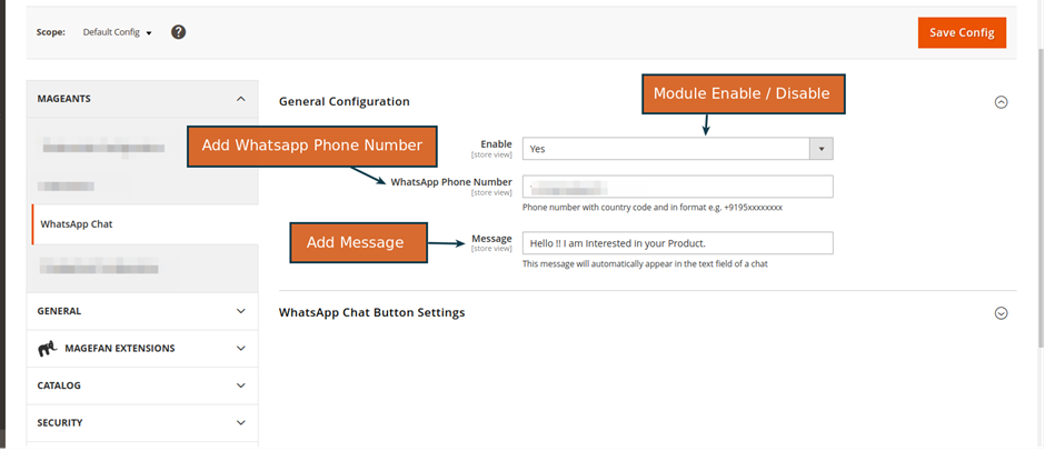 WhatsApp Chat Extension
