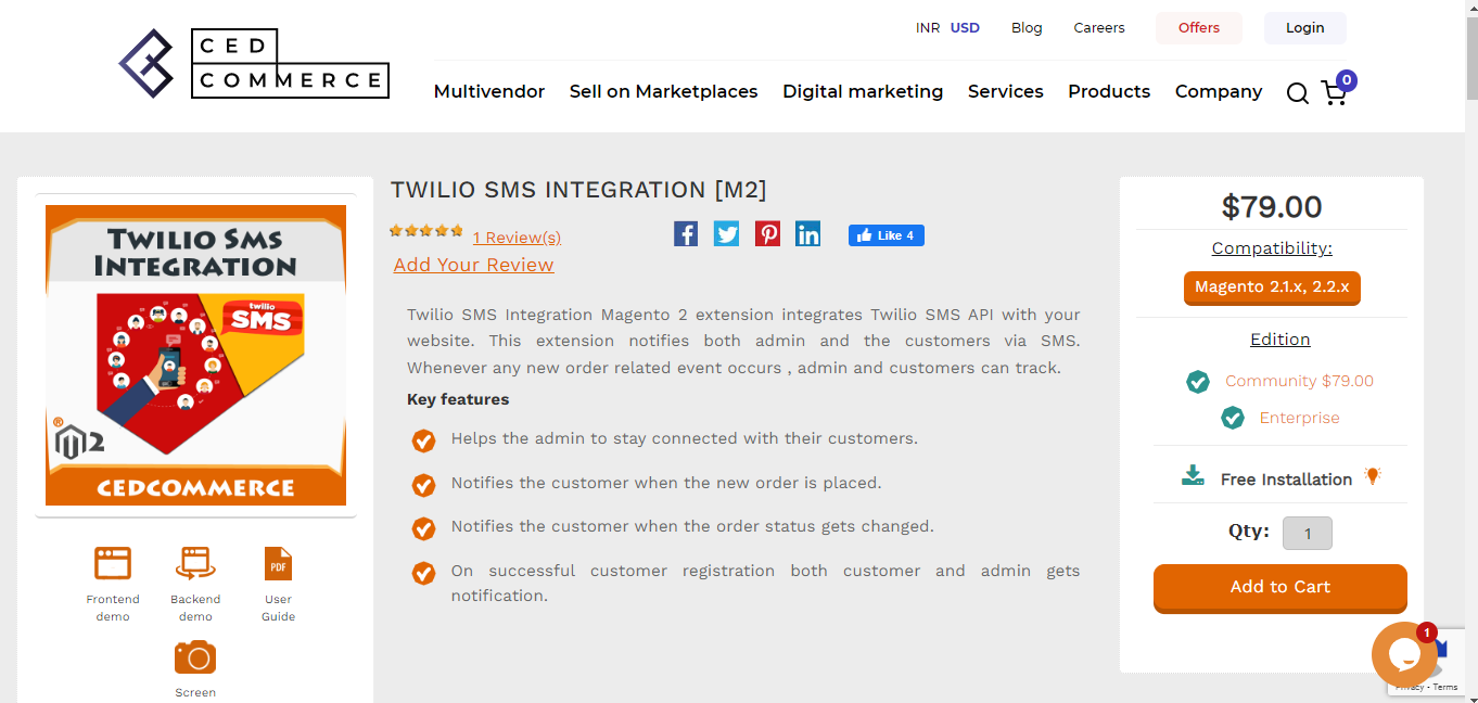 SMS Notification Extensions