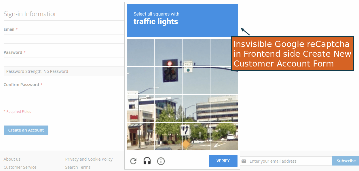 Frontend Demo of Google reCAPTCHA Google reCAPTCHA