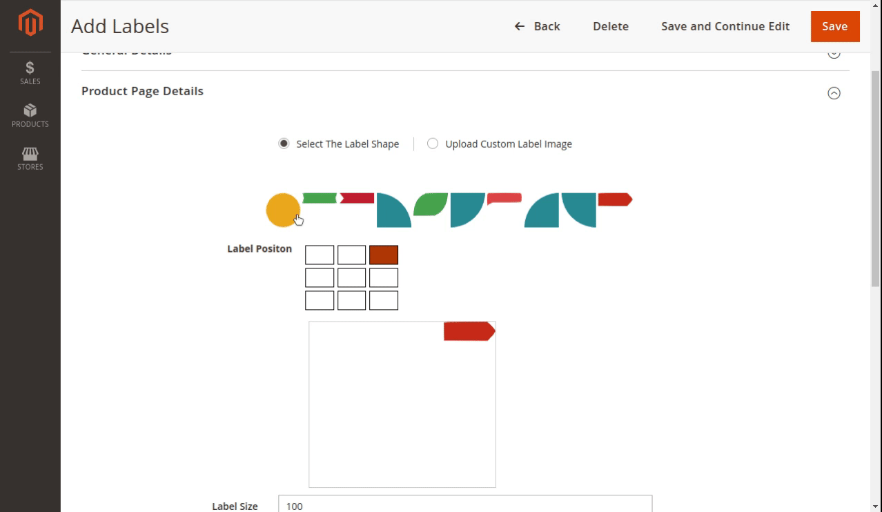 Custom Product Labels