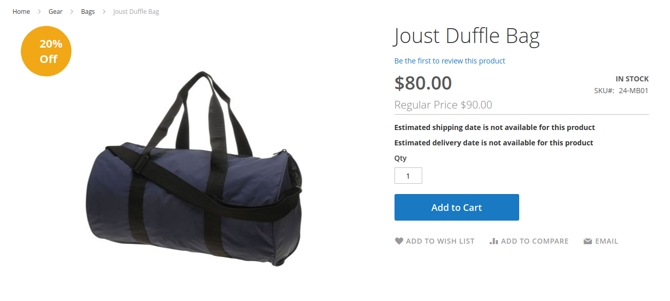 Custom Product Labels