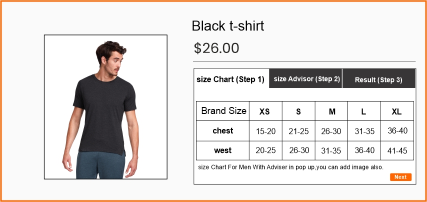 Magento 2 Size Chart Extension | Size Guide for Magento 2
