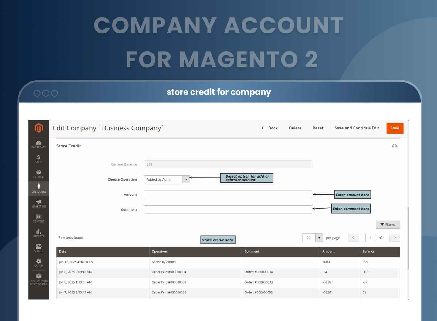 Select product for new Size chart