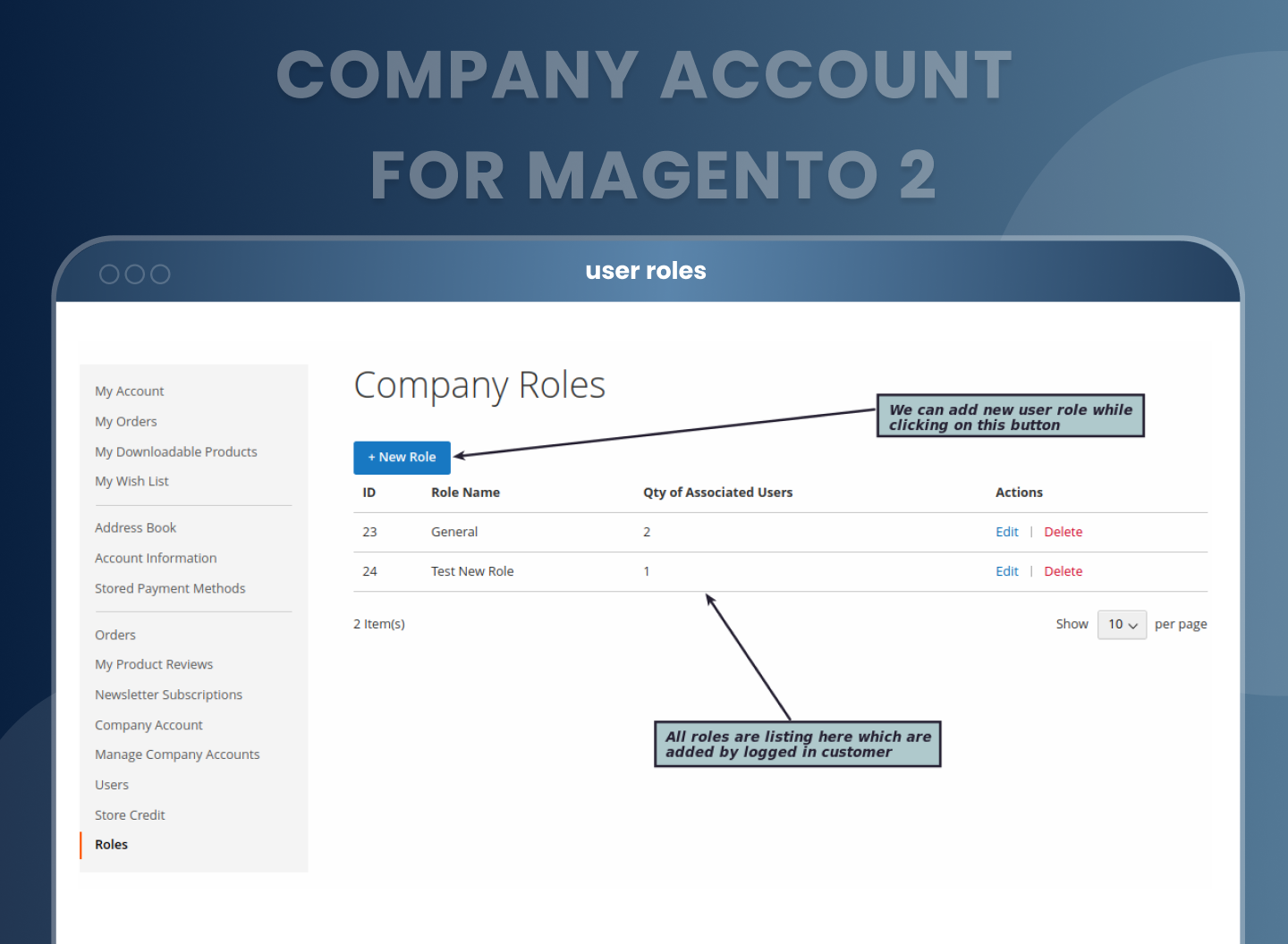 Select product for new Size chart