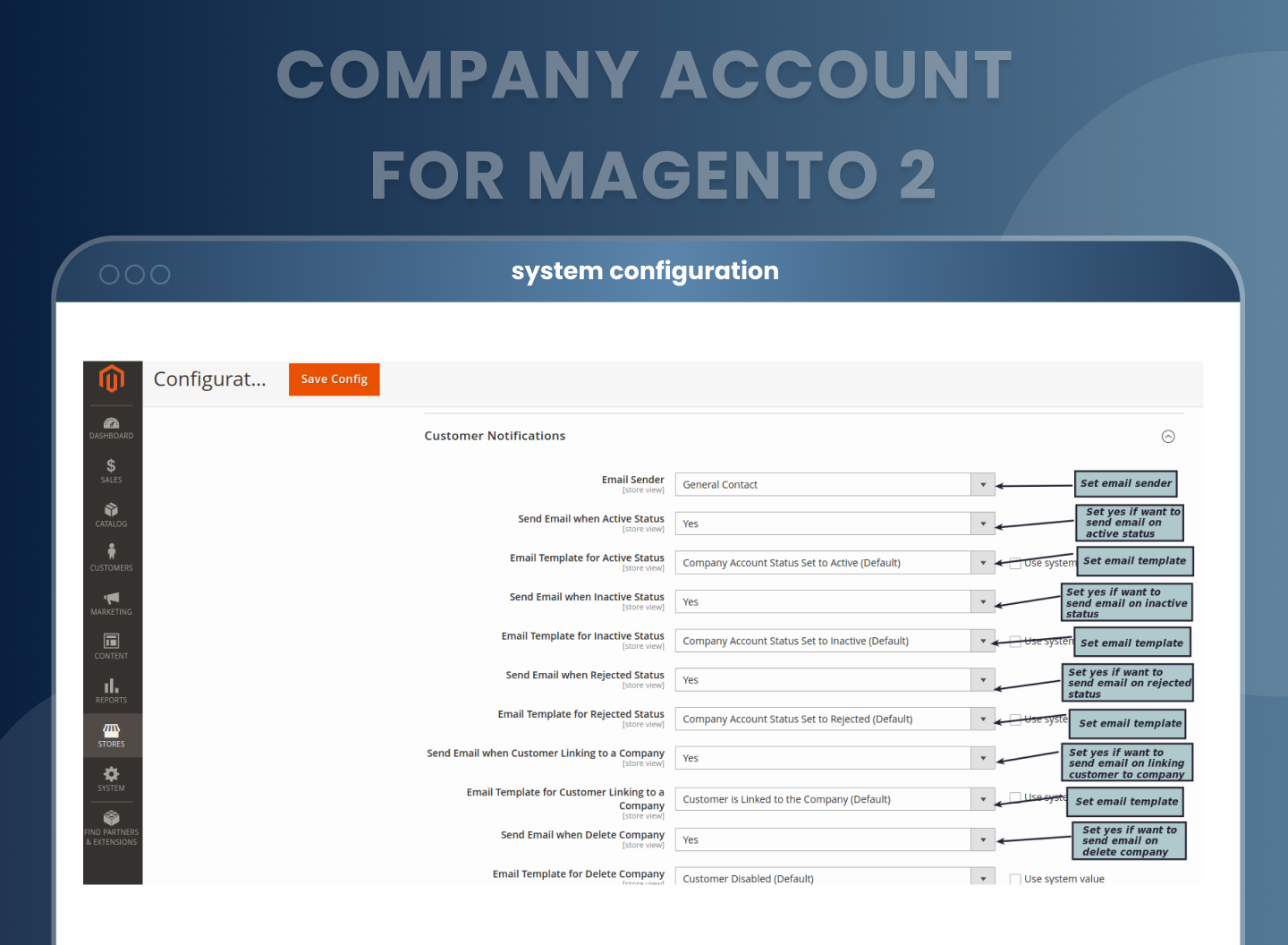 Select product for new Size chart