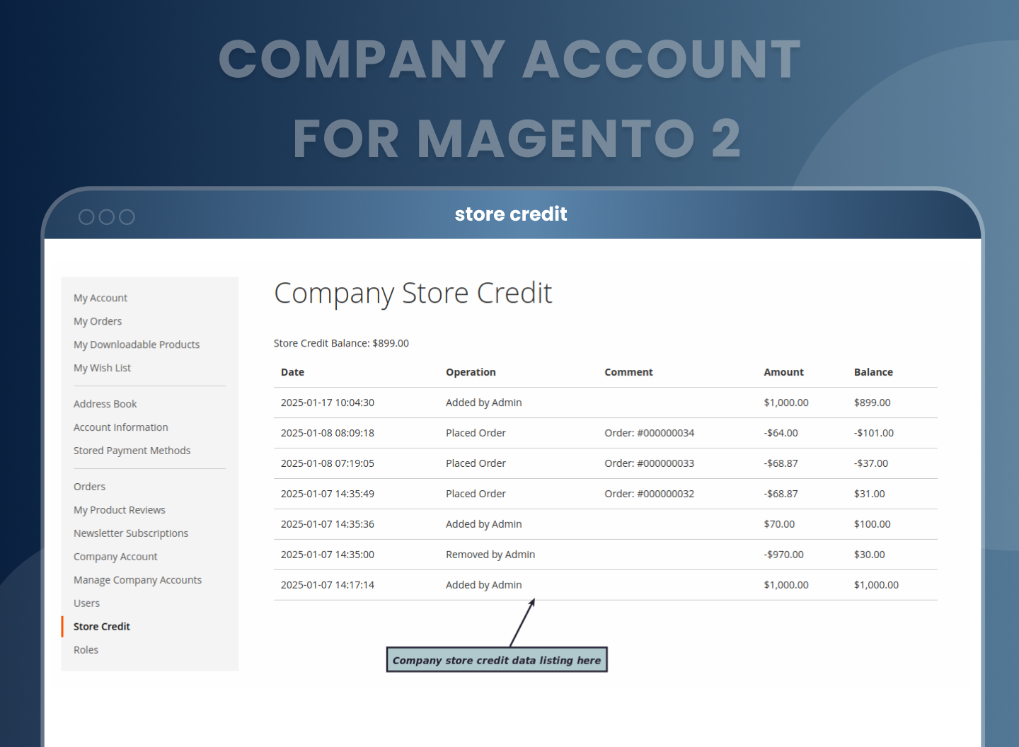 New size chart category setting