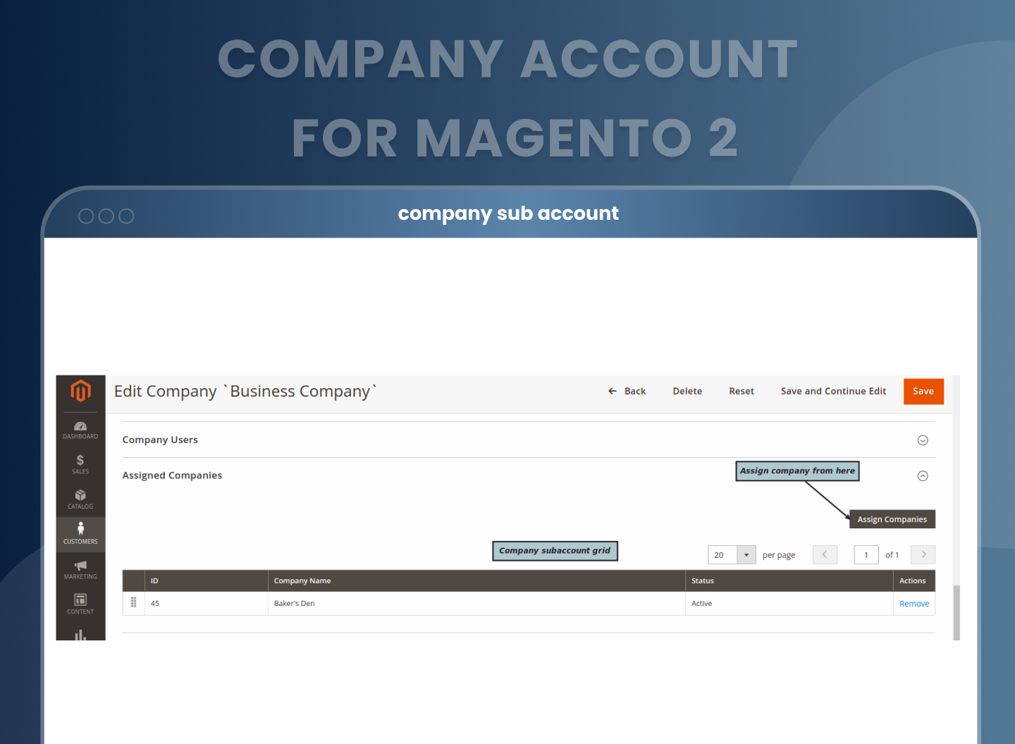 Select product for new Size chart
