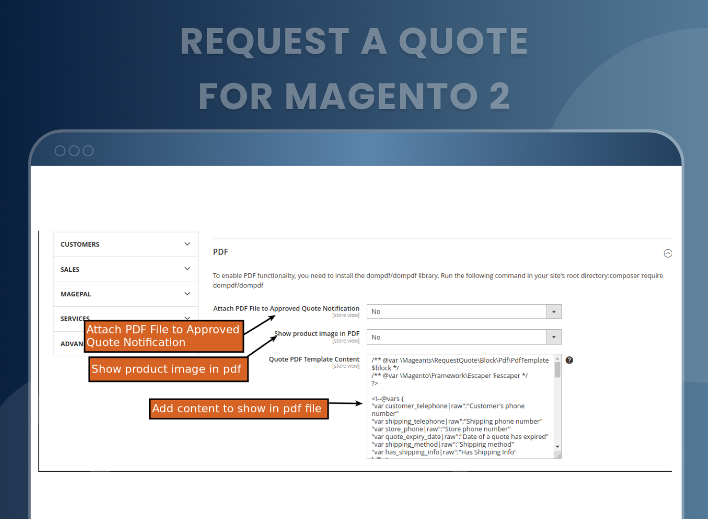 Enable Extension from Configuration