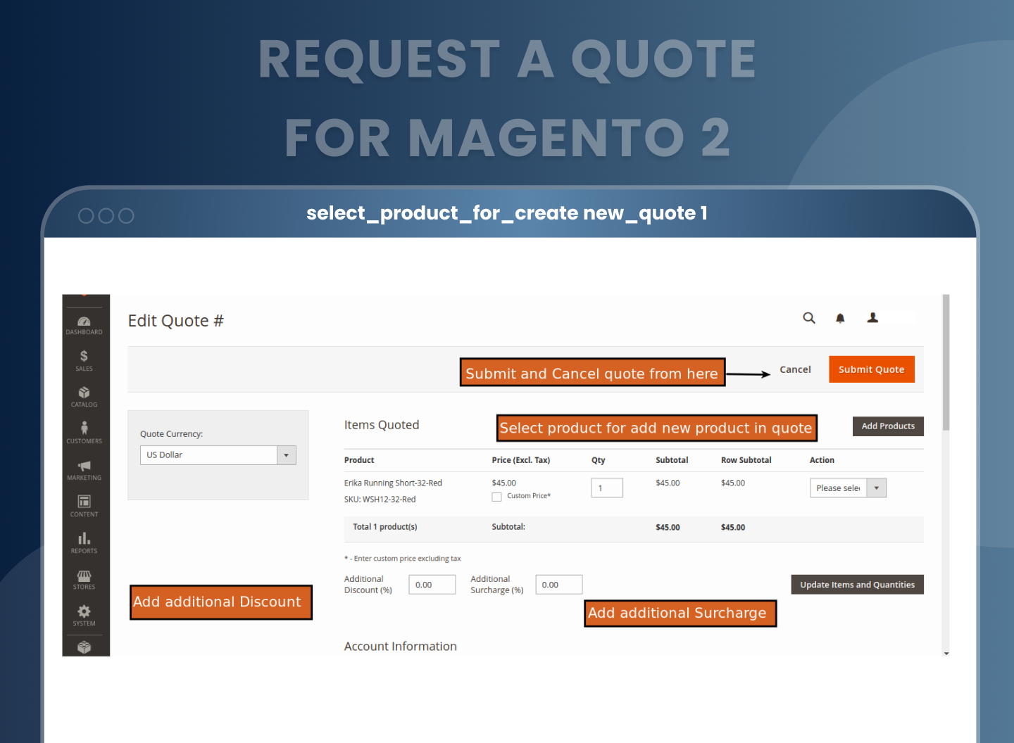 New size chart category setting
