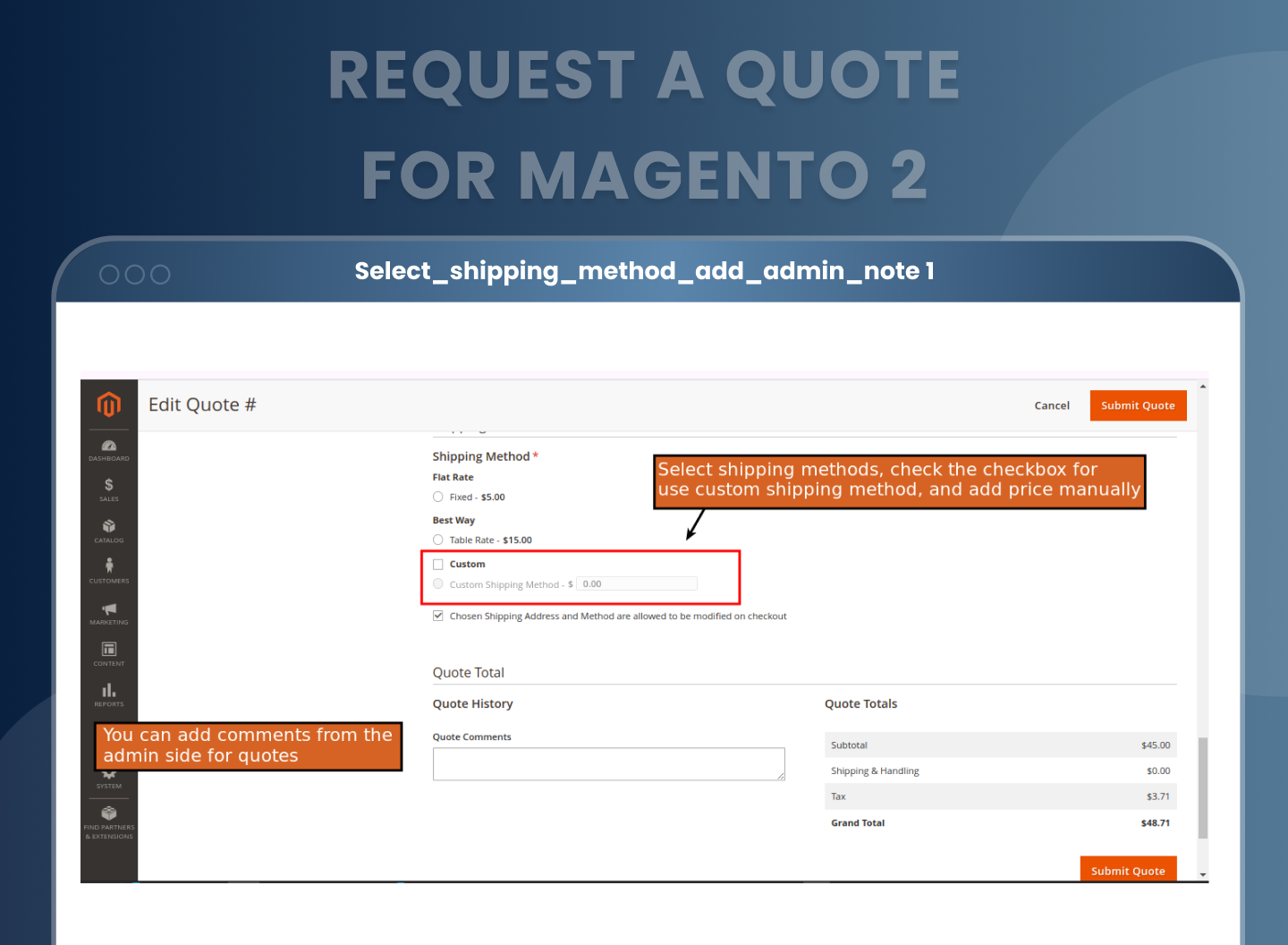 Enable Extension from Configuration