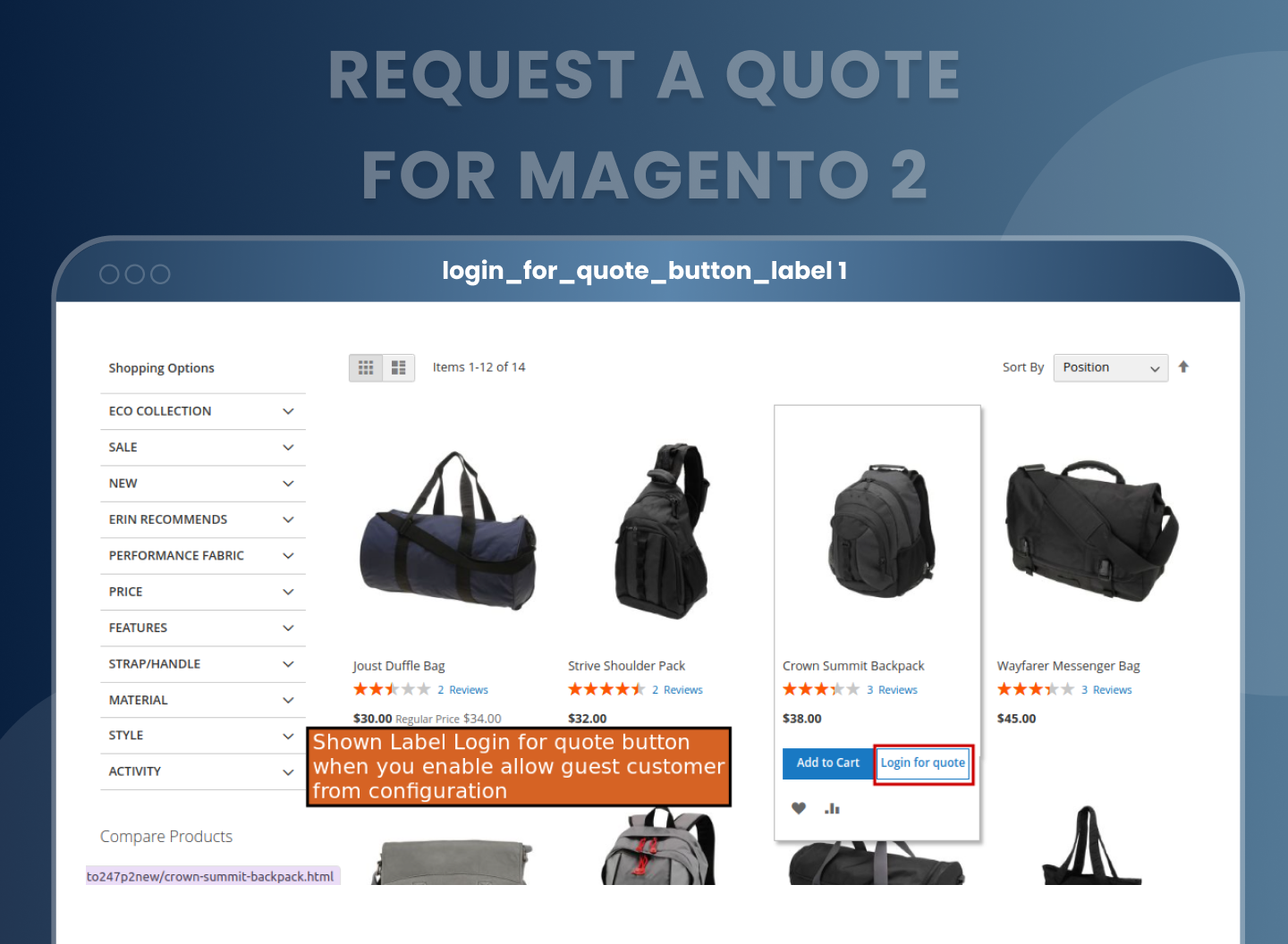 Login For Quote Button Label 1