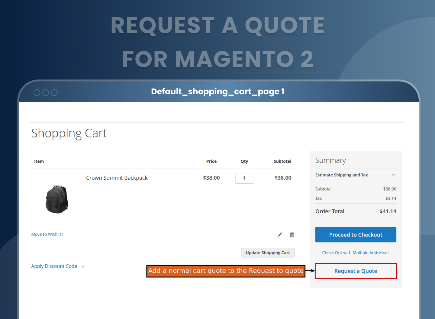 Default Shopping Cart Page 1