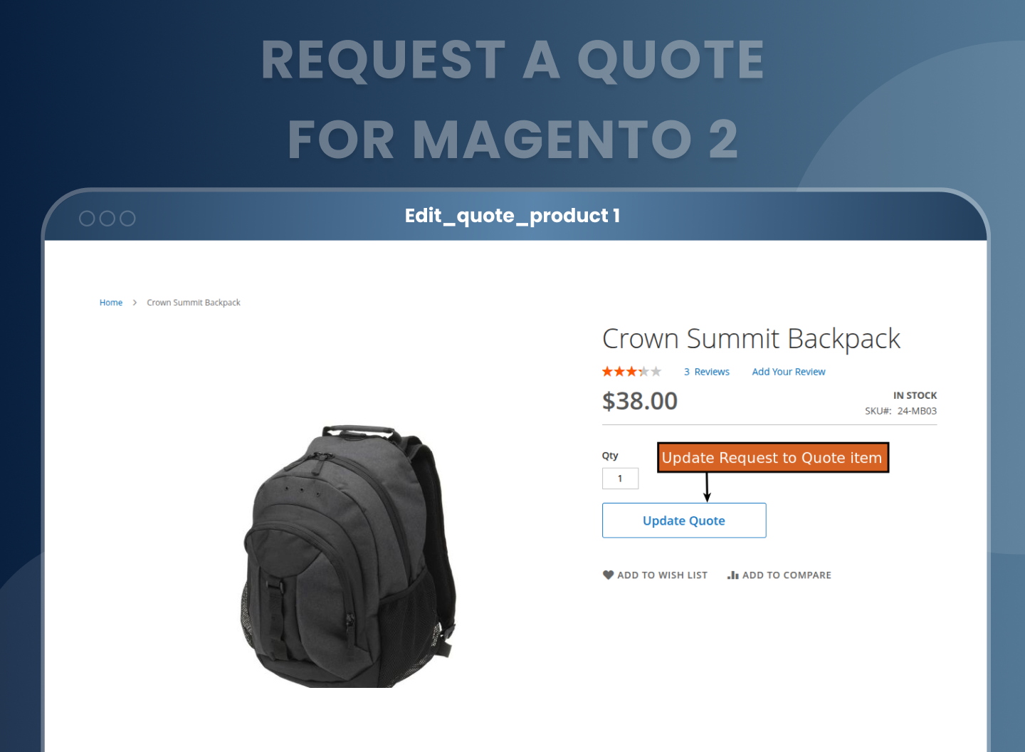 Edit Quote Product 1