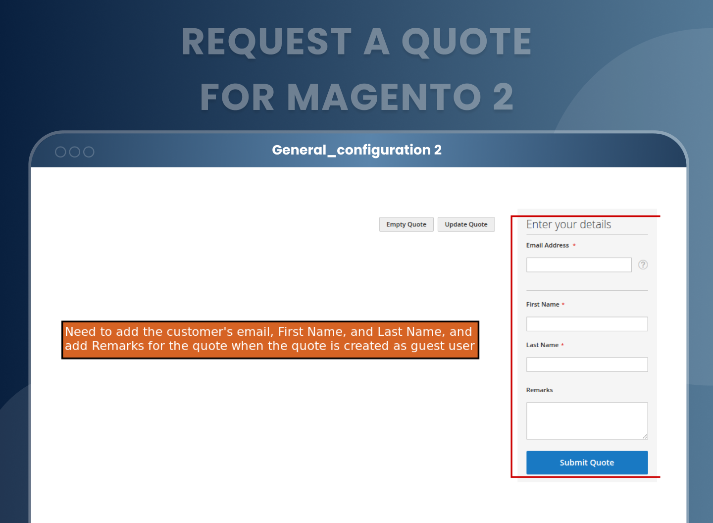 General Configuration 2