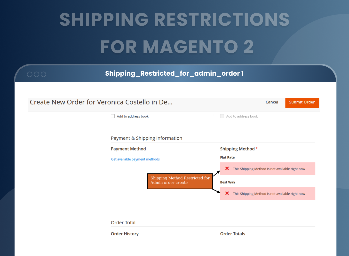 Create and Manage Shipping Areas