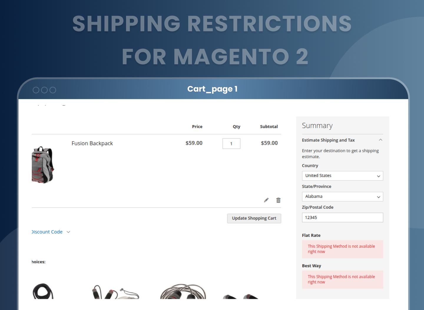 Create and Manage Shipping Areas