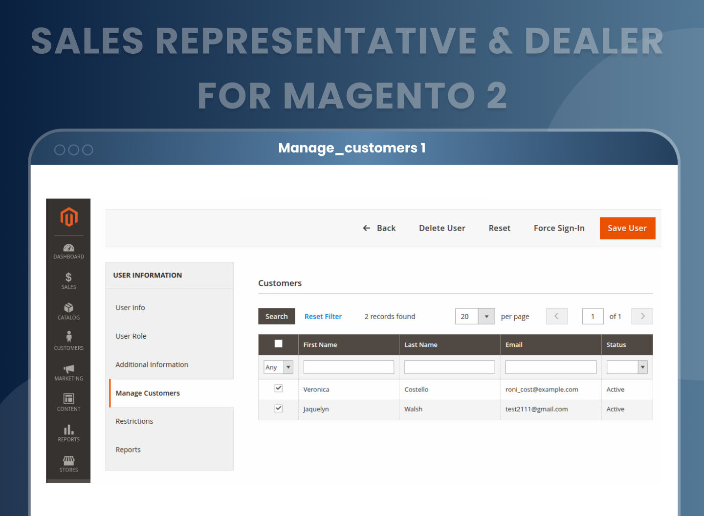 Manage Customers Easily Manage Customers Easily