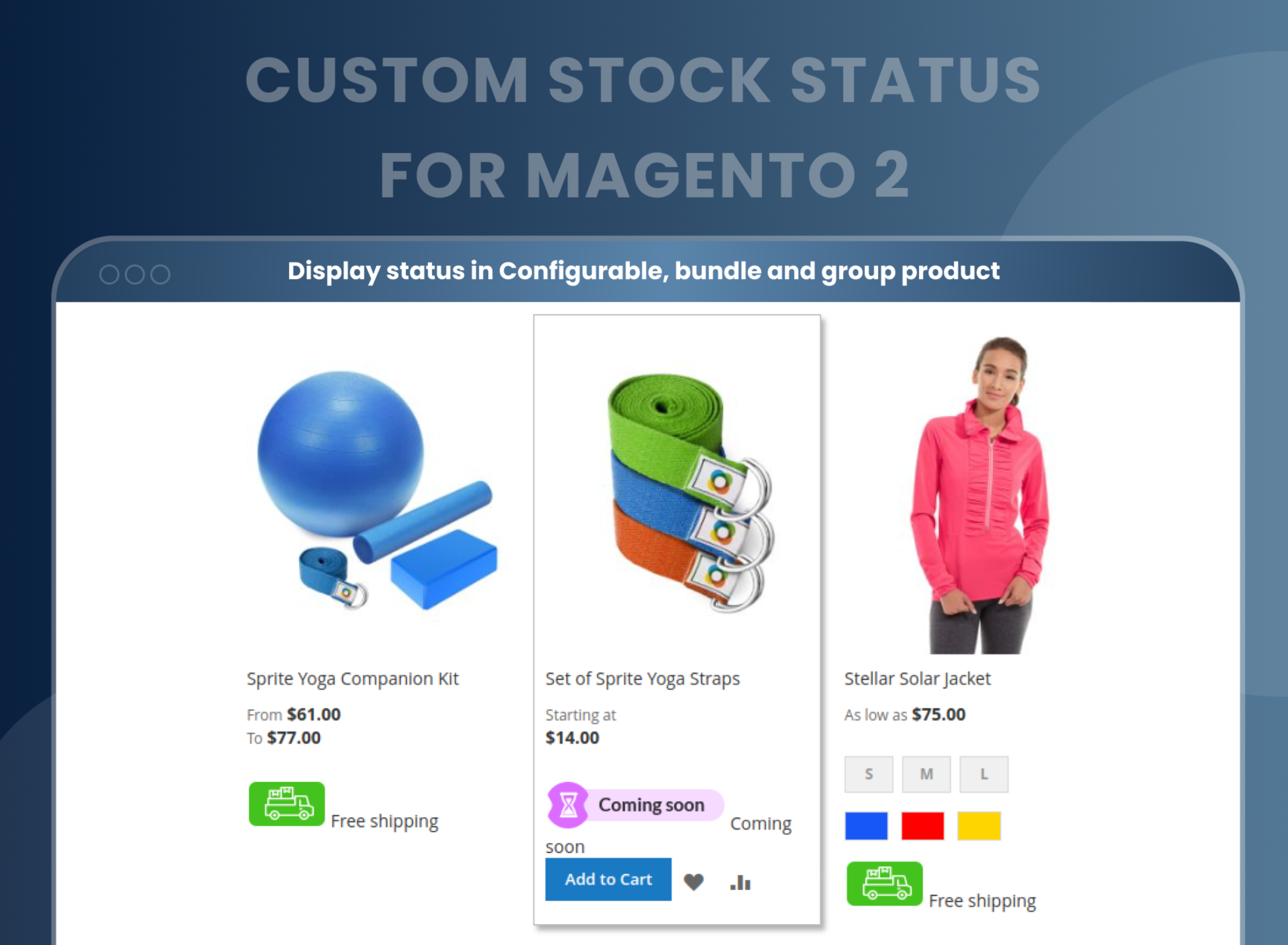 Display status in Configurable, bundle and group product Display status in Configurable, bundle and group product