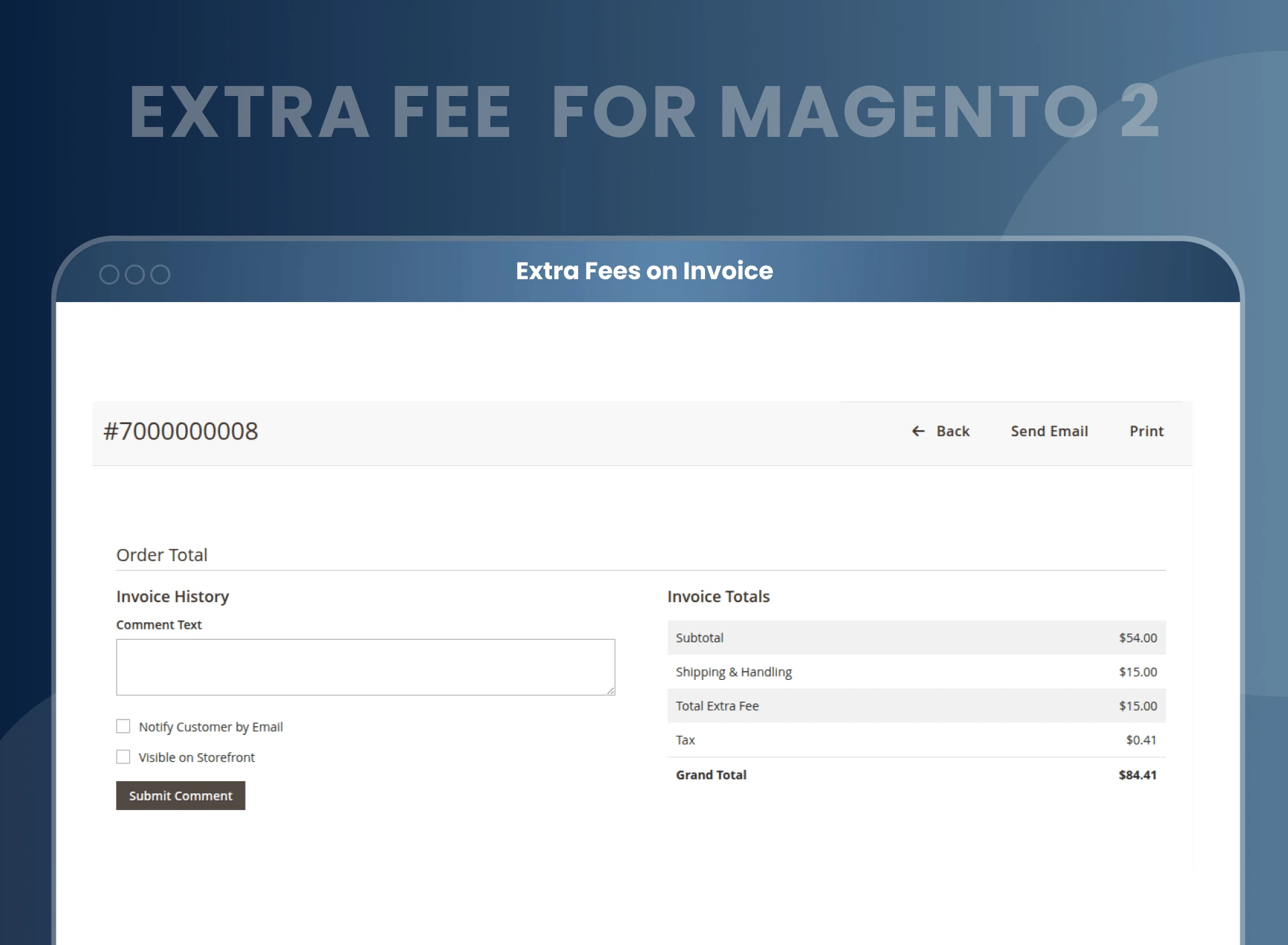 Extra Fee On Invoice