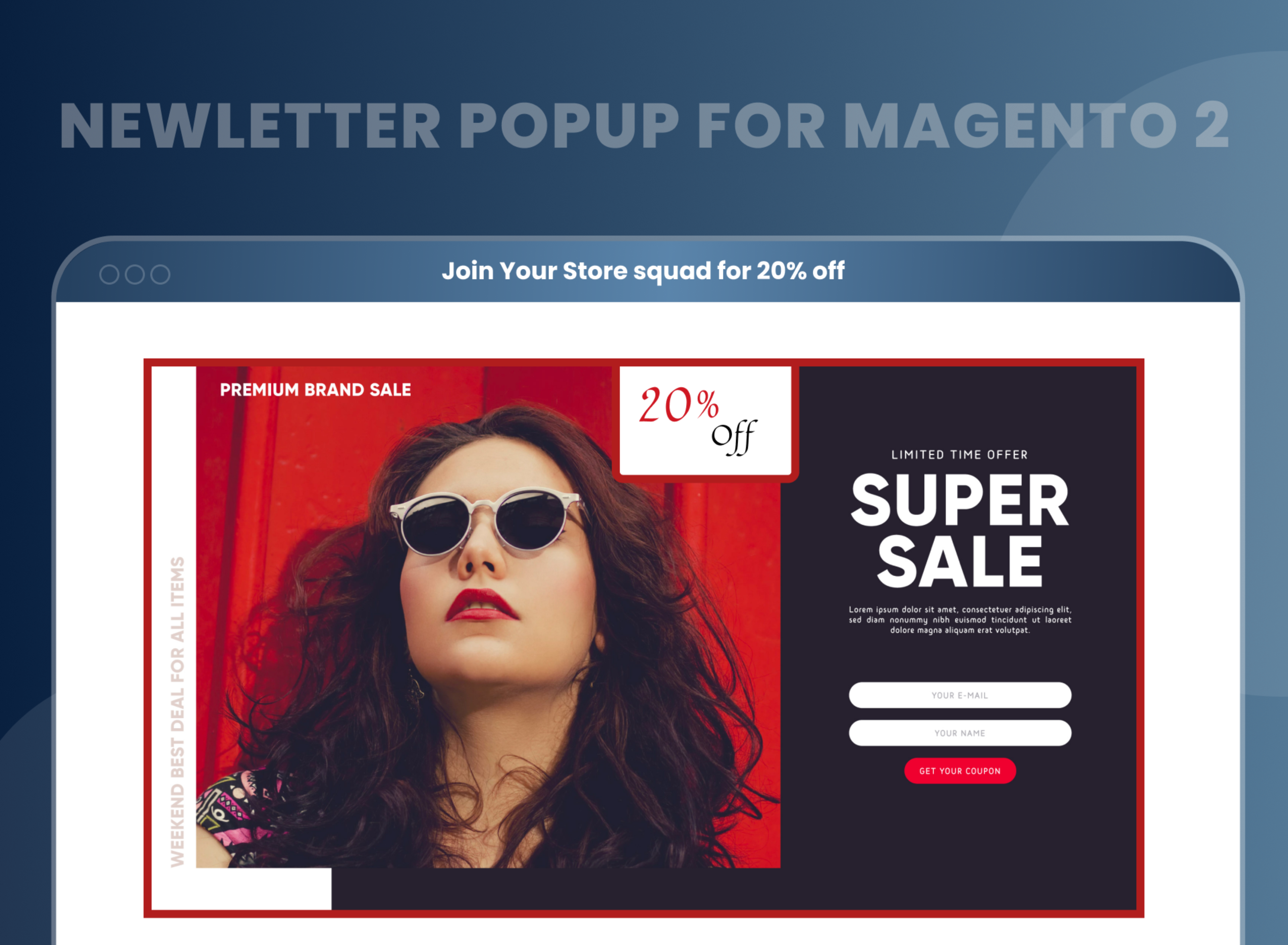 Join Your Store squad for 20% off