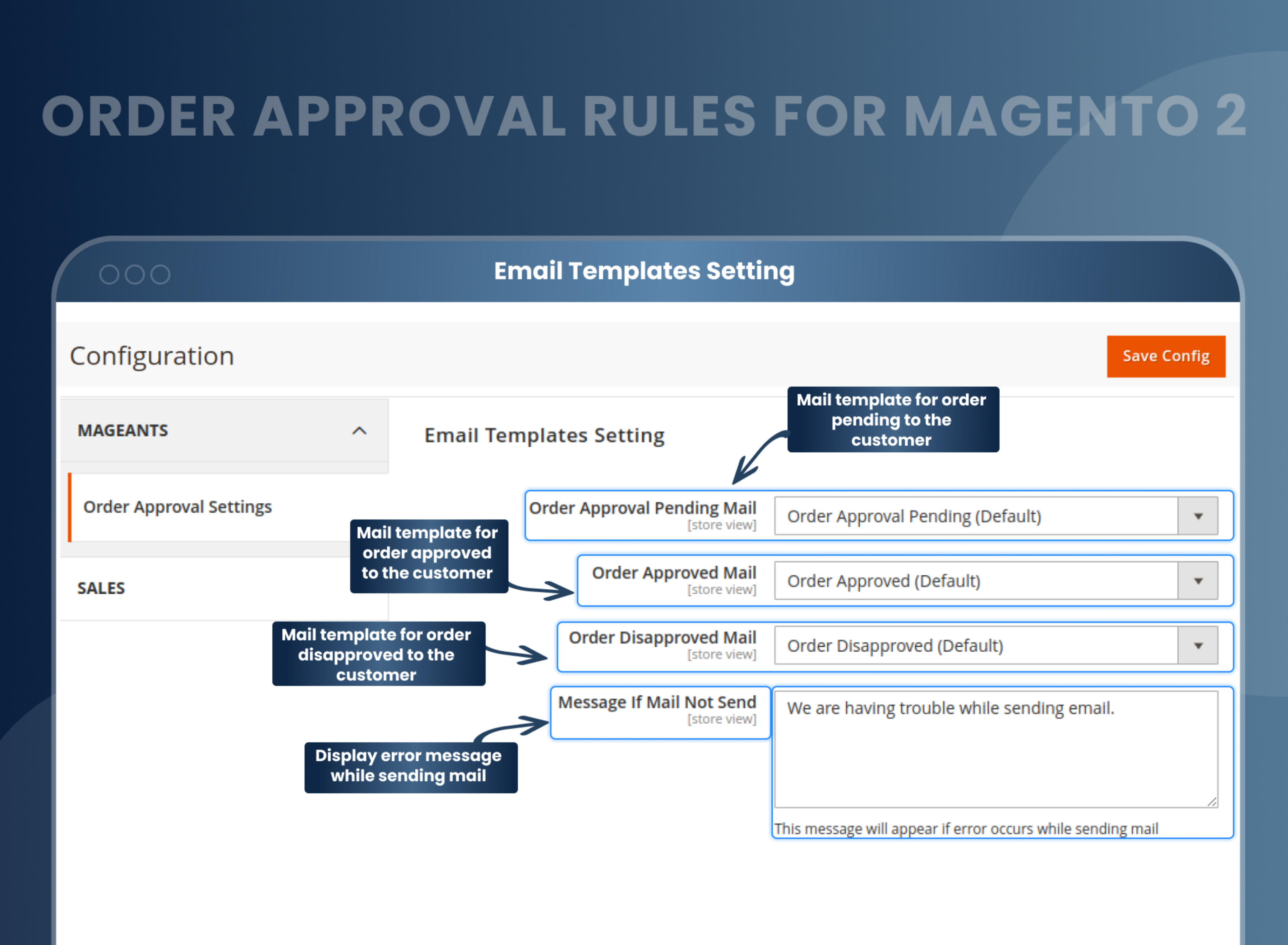 Email Templates Setting