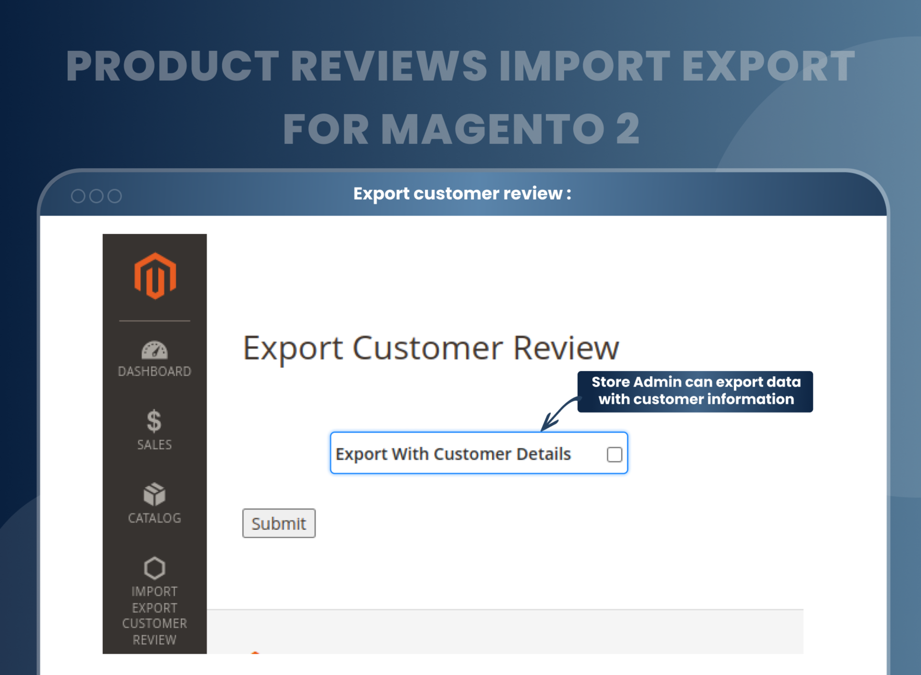 Export customer review
