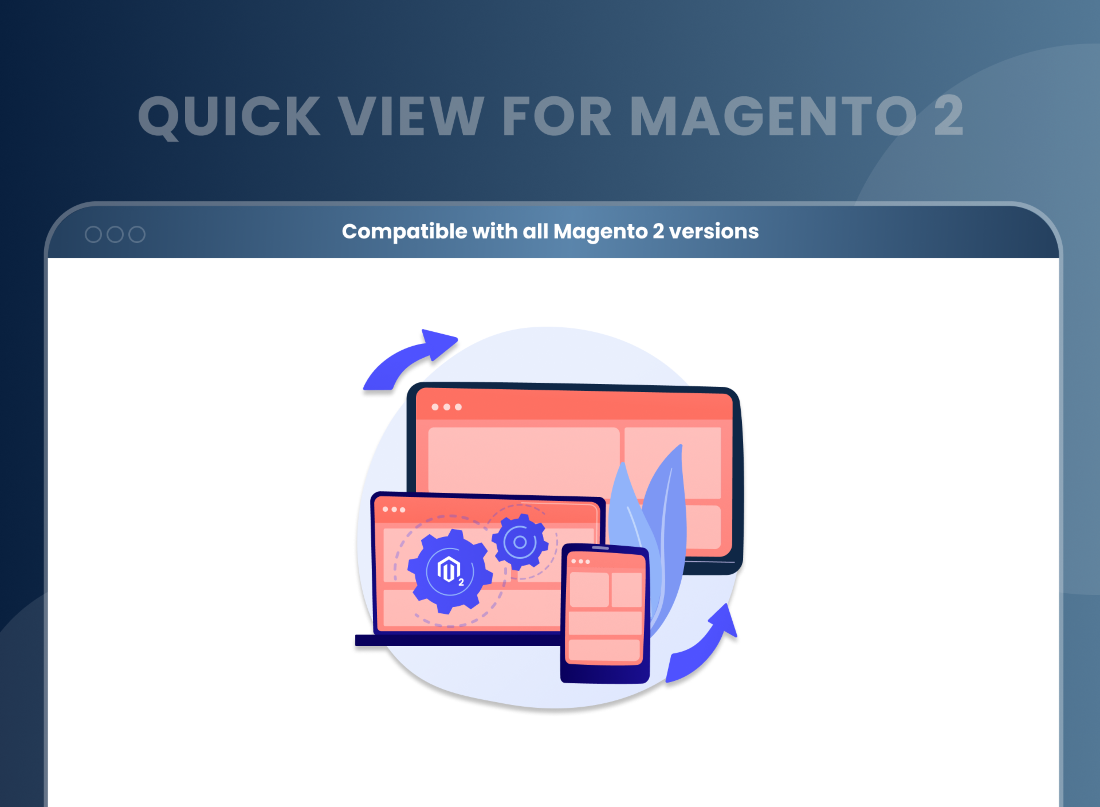 Compatible with all Magento 2 version