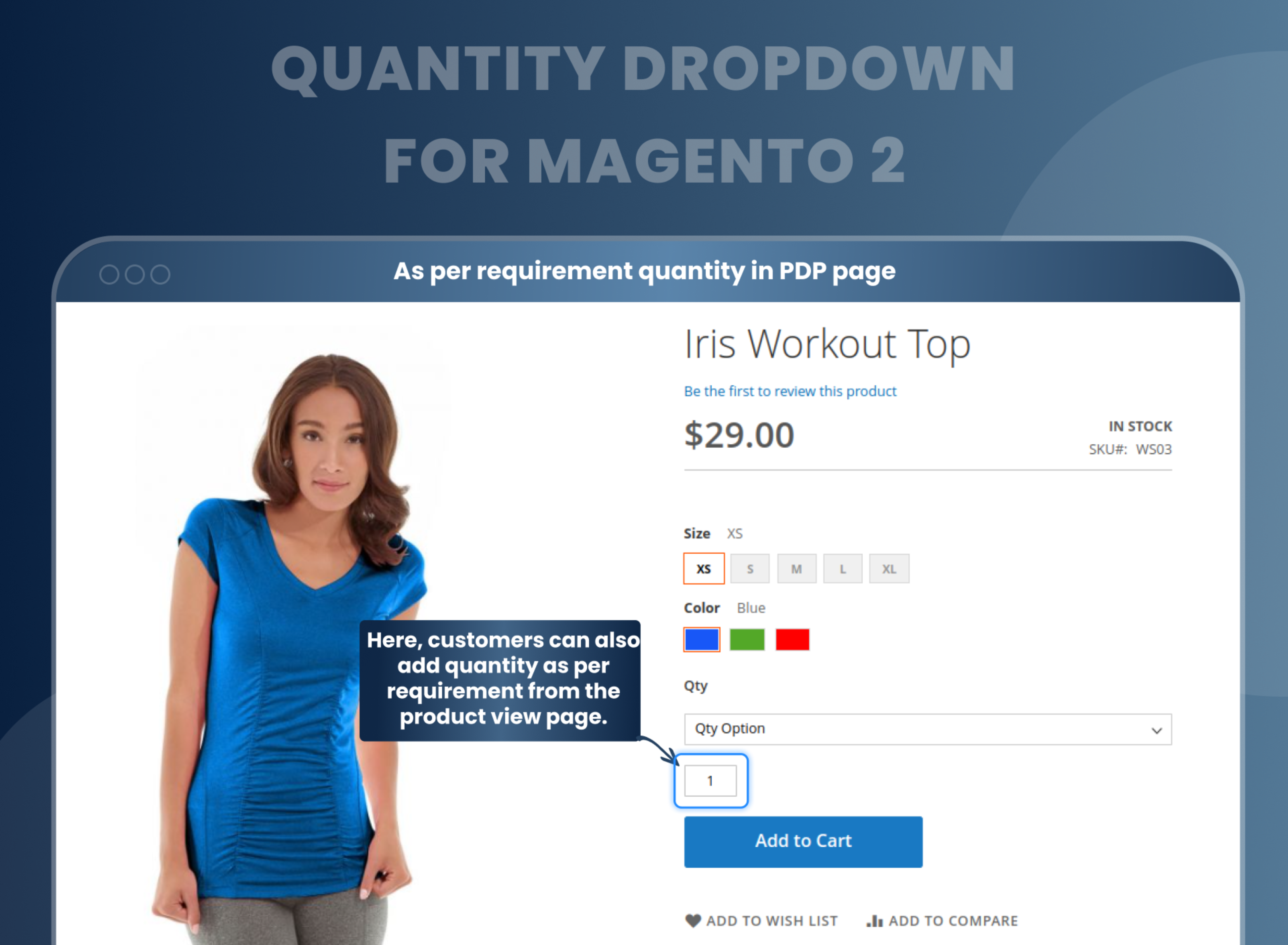 As per requirement quantity in PDP page