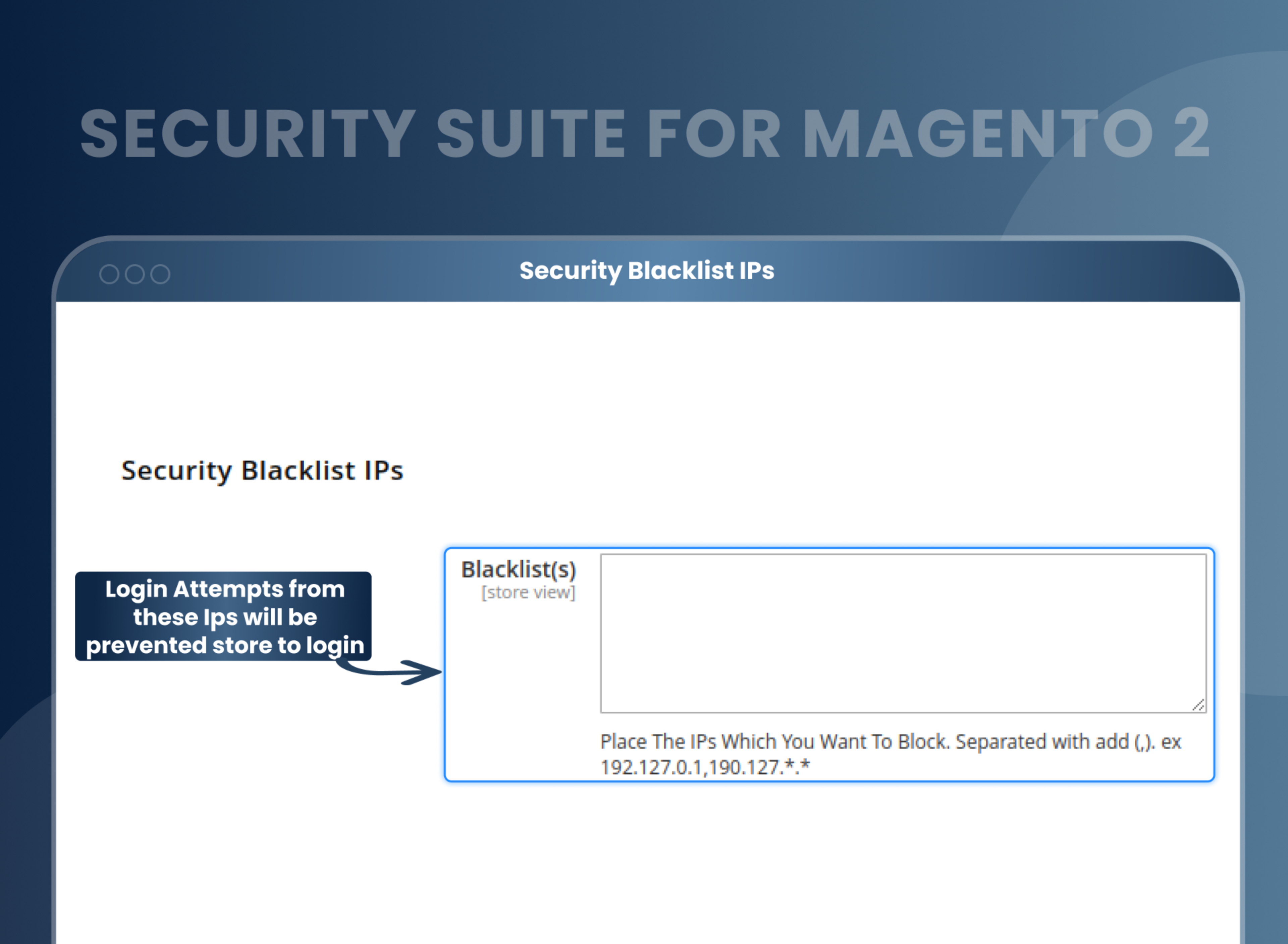 Security Blacklist IPs