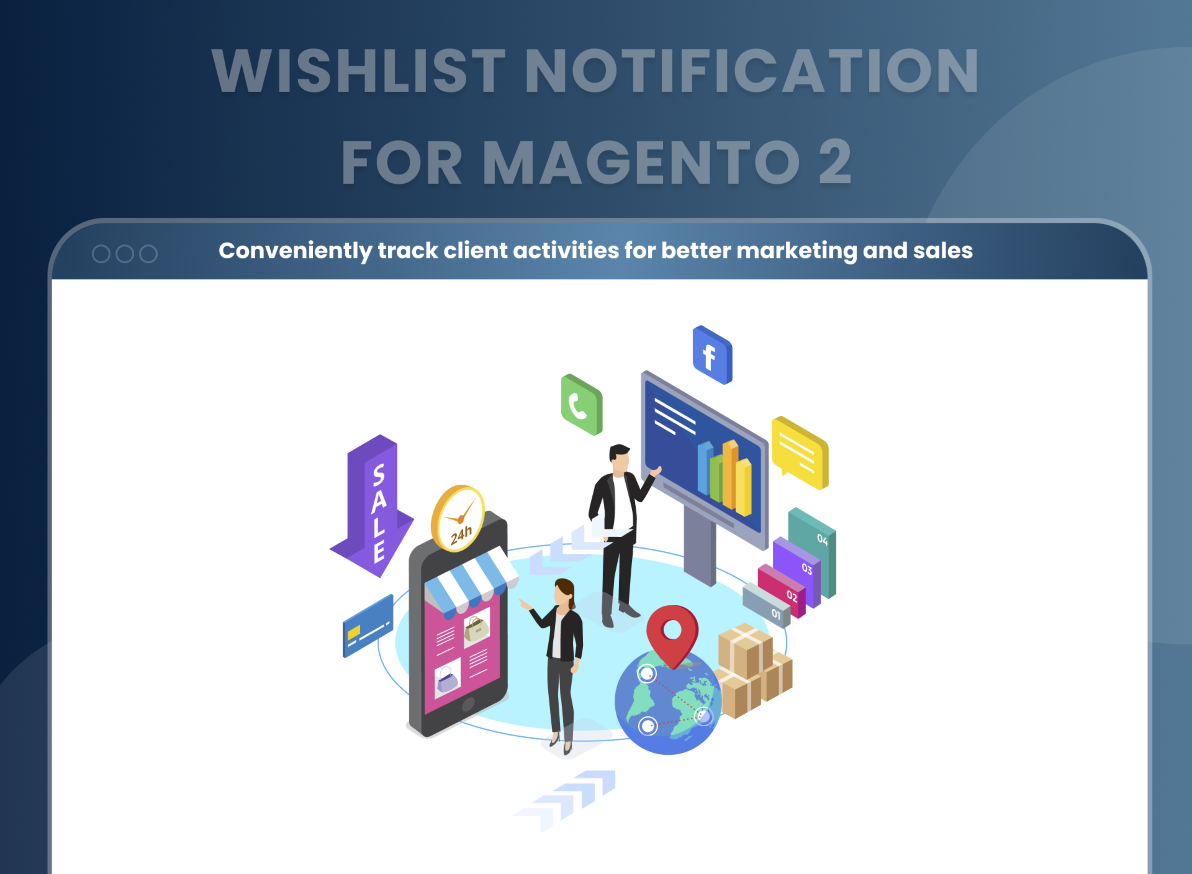 Conveniently track client activities for better marketing and sales